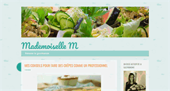 Desktop Screenshot of mademoisellem.fr