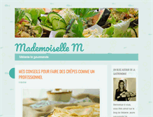 Tablet Screenshot of mademoisellem.fr
